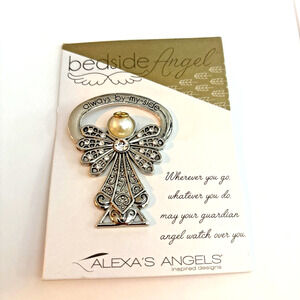 Alexa's Angels Crystal Bedside Always By My Side Angel w/Kickstand